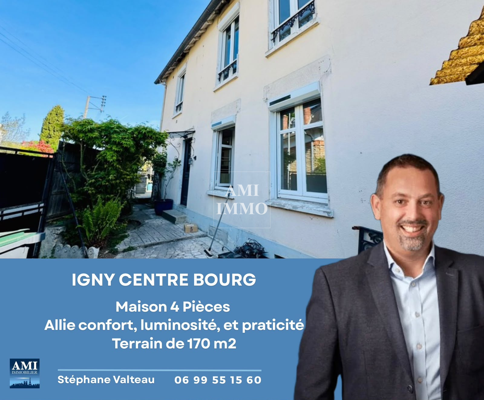 Maison 4 pièces 75 m² · à Igny · 75 m² · 325 000 €